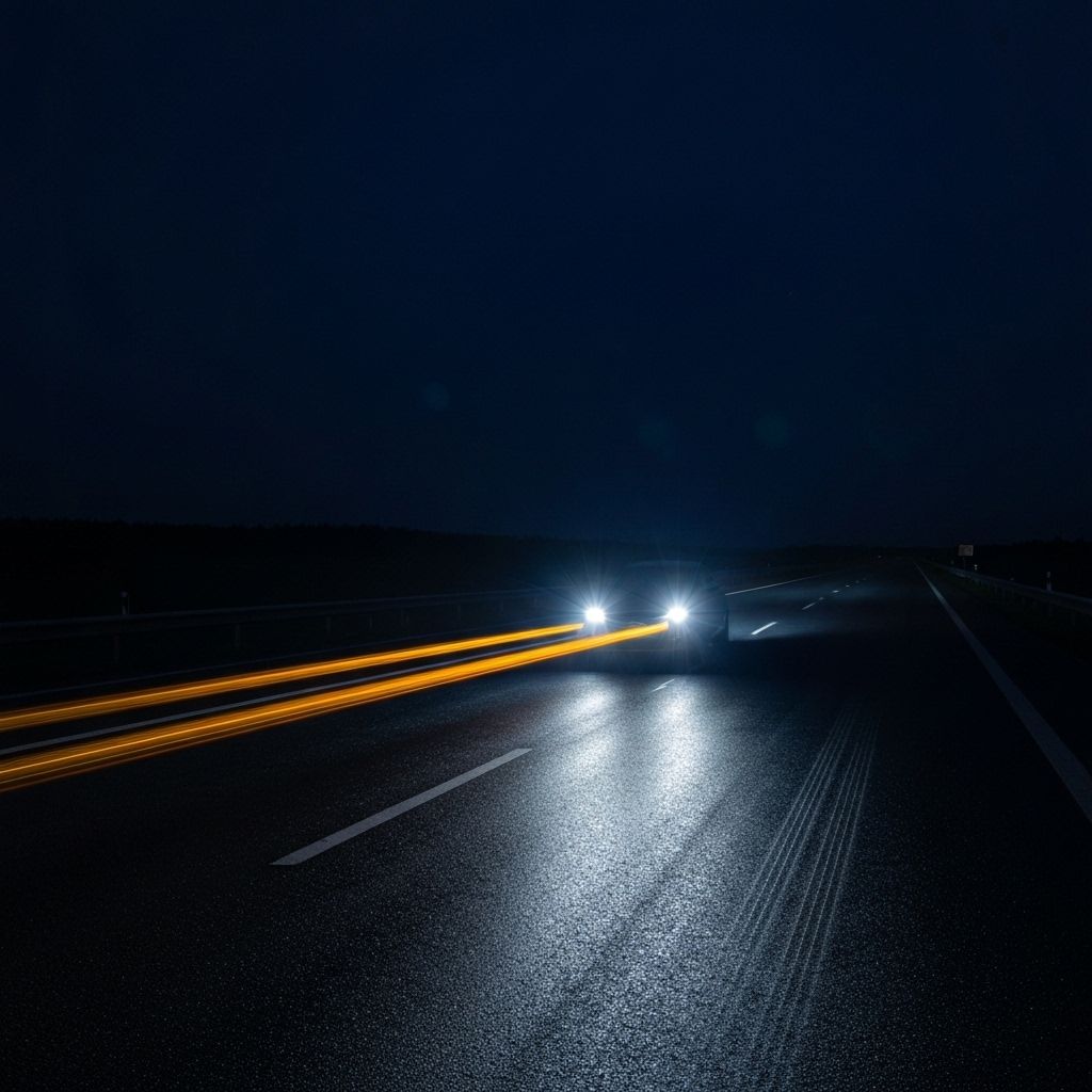 Estrada à noite